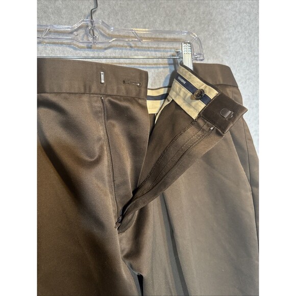 Dockers Signature Khaki Straight Fit D2 Flat Front Pants 38x32 Hunter Green Mens - Picture 4 of 11